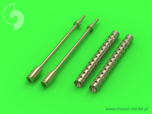 MASTER (1/35) Browning M1919 .30 cal machine gun barrels - two piece muzzle (conical shape) (2pcs)