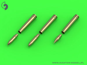 MASTER (1/35) German 2cm ammunition (cal. 20x138B) for Flak 30/38, KwK 30/38 - shells (15pcs) and 3 types of projectiles (5pcs of each type)