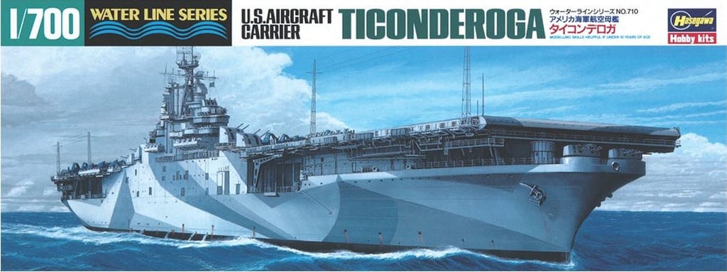 HASEGAWA (1/700) US Aircraft Carrier USS Ticonderoga CV-14