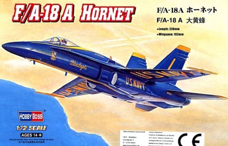 HOBBYBOSS (1/72) F/A-18A Hornet - Calcas Españolas