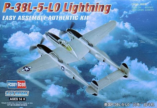 HOBBYBOSS (1/72) P-38L-5-LO Lightning (Easy Assembly)