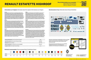 HELLER (1/24) Renault Estafette Highroof