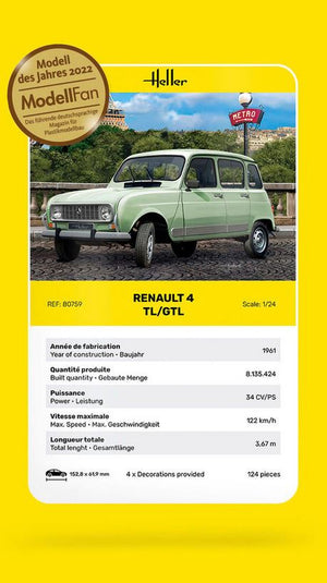 HELLER (1/24) Renault 4L