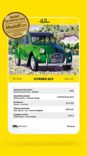 HELLER (1/24) Citroën 2 CV