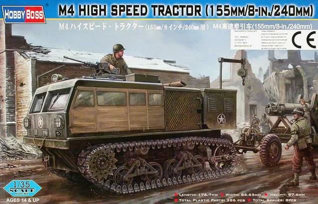HOBBYBOSS (1/35) M4 High Speed Tractor (155mm / 8-in. / 240mm)