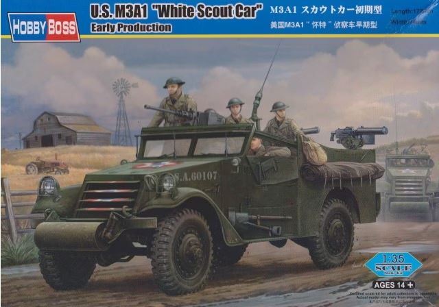 HOBBYBOSS (1/35) U.S. M3A1 "White Scout Car" Early Production