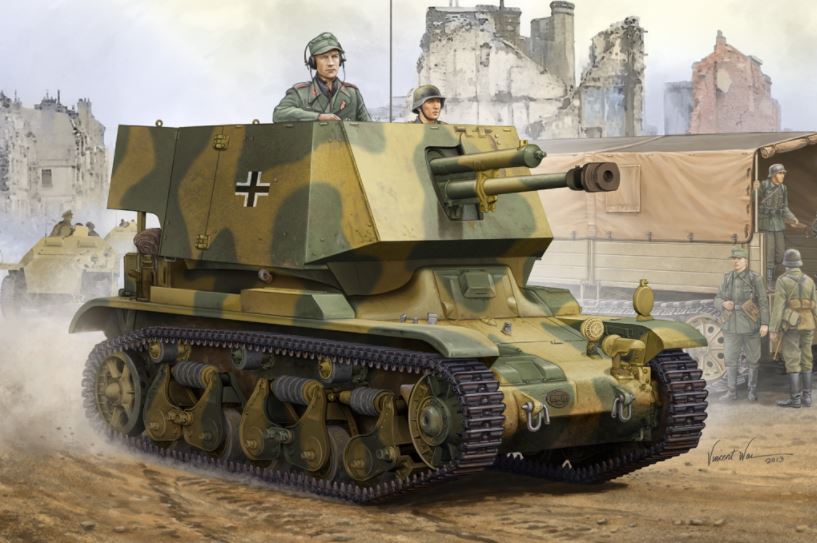 HOBBYBOSS (1/35) 4.7 cm Pak 38(t) Sfl. auf Fgst.Pz.Kpfw. 35R 731 (f)