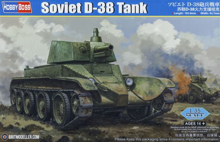 HOBBYBOSS (1/35) Soviet D-38 Tank