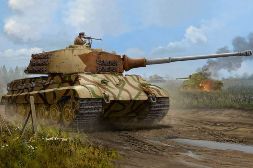 HOBBYBOSS (1/35) Pz.Kpfw.VI Sd.Kfz.182 Tiger II (Henschel July-1945 Production)