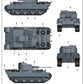 TAKOM (1/35) Flakpanzer Panther 20mm Flakvierling MG 151/20 and "Coelian" with 37mm Flakzwilling 341 2 in 1