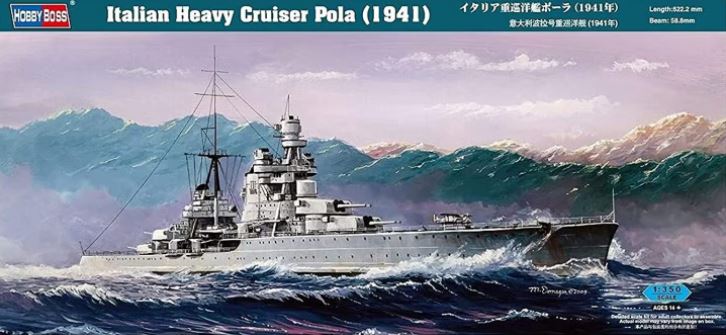 HOBBYBOSS (1/350) Italian Heavy Cruiser Pola (1941)