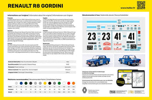 HELLER (1/24) Starter Set Renault R8 Gordini