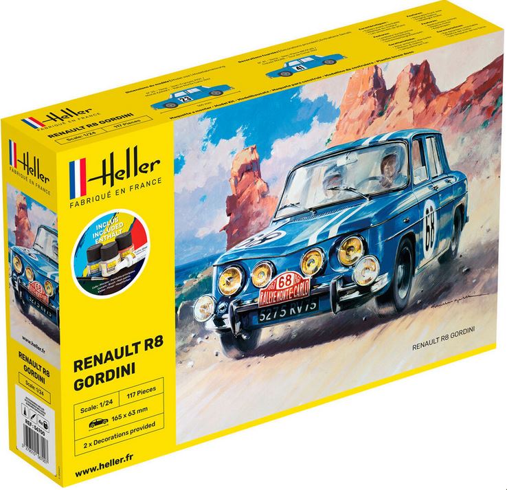 HELLER (1/24) Starter Set Renault R8 Gordini