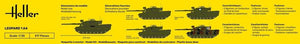 HELLER (1/35) Starter-Kit Leopard 1A4