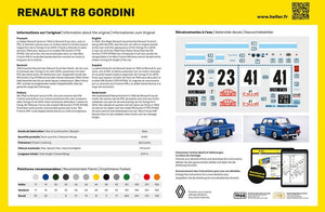 HELLER (1/24) Renault R8 Gordini