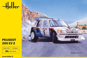 HELLER (1/24) Peugeot 205 EV.2