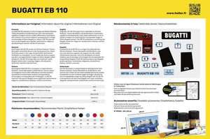 HELLER (1/24) Bugatti EB 110