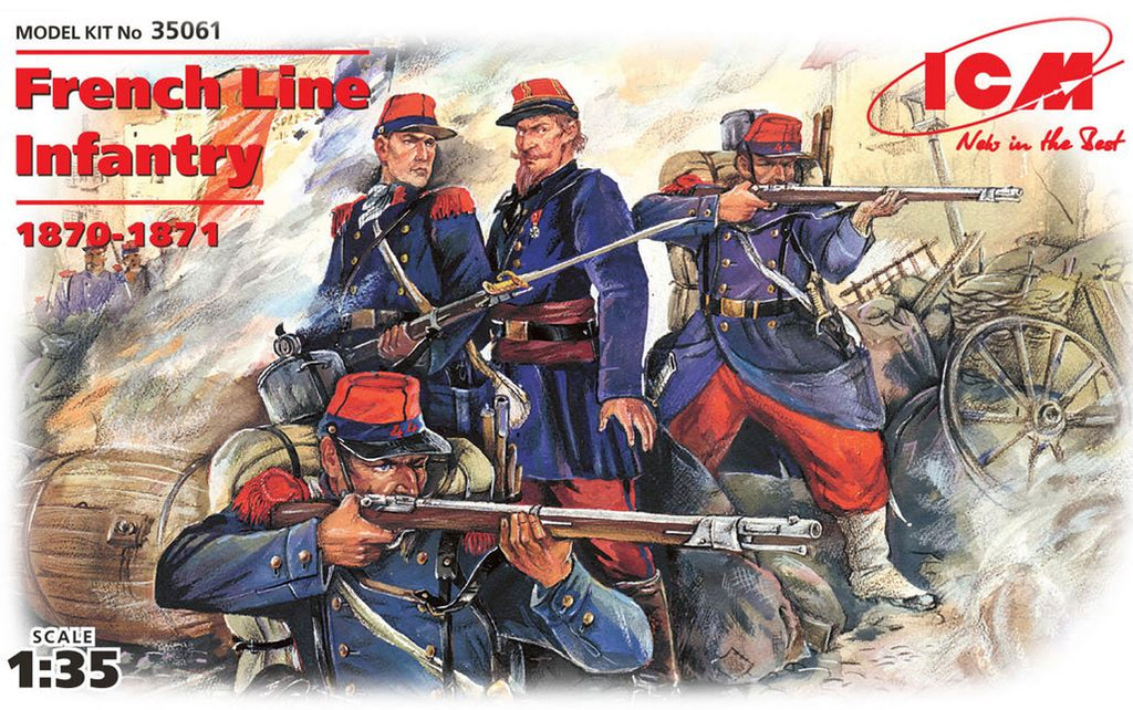ICM (1/35) French-Prussian War, 1870-1871 French line infantry