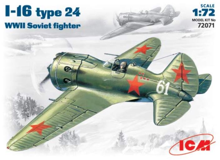 ICM (1/72) I-16 Type24 WWII Soviet fighter