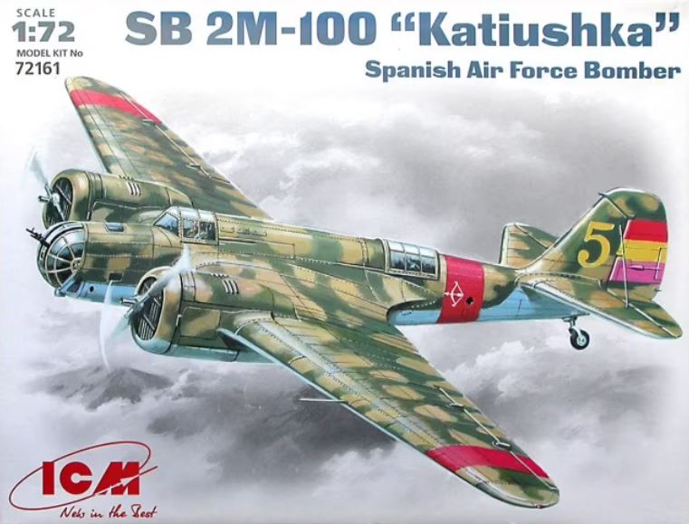 ICM (1/72) SB 2M-100 Katiushka Spanish Air Force Bomber