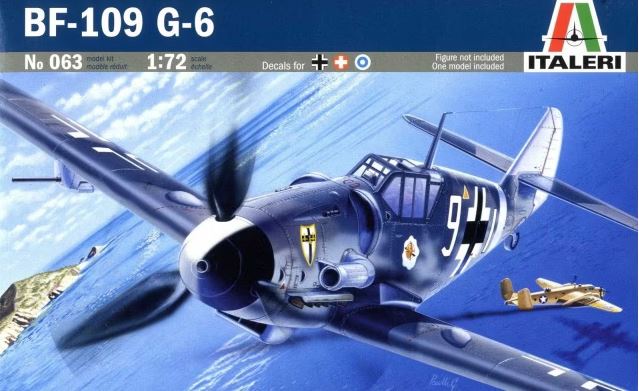 ITALERI (1/72) Messerschmitt Bf109 G-6
