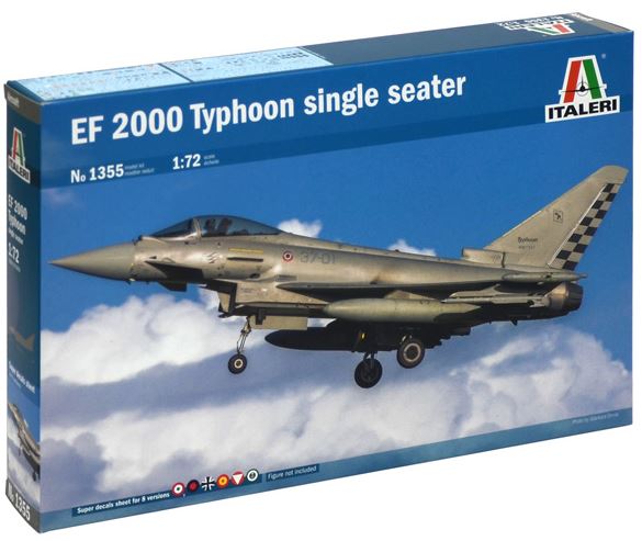 ITALERI (1/72) EF 2000 Typhoon Single Seater - Calcas Españolas