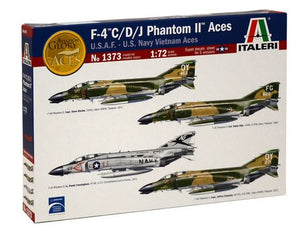 ITALERI (1/72) F-4 C/D/J PHANTOM II ACES USAF-US Navy Vietnam ACES