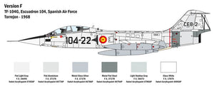 ITALERI (1/32) Lockheed Martin TF-104G Starfighter - Calcas Españolas