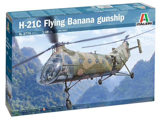 ITALERI (1/48) H-21C Flying Banana GunShip