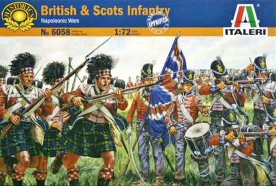 ITALERI (1/72) British & Scots Infantry (Napoleonic Wars)