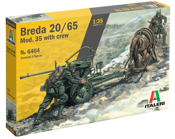 ITALERI (1/35) Breda 20/65 Mod. 35 with crew