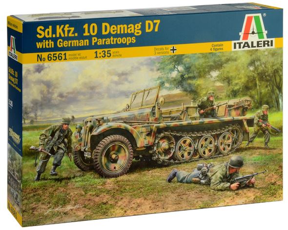 ITALERI (1/35) Sd.Kfz. 10 DEMAG D7 with German Paratroops