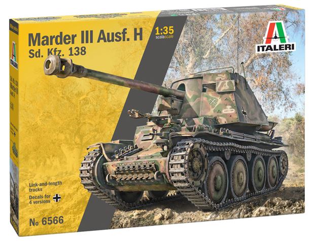 ITALERI (1/35) Marder III Ausf. H Sd. Kfz.138