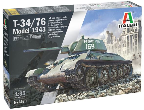 ITALERI (1/35) T-34/76 Model 1943 Early Version - Premium Edition