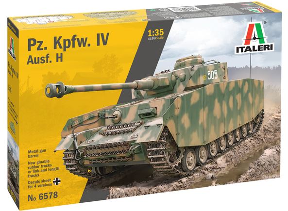 ITALERI (1/35) Pz.Kpfw.IV Ausf.H - Calcas Españolas
