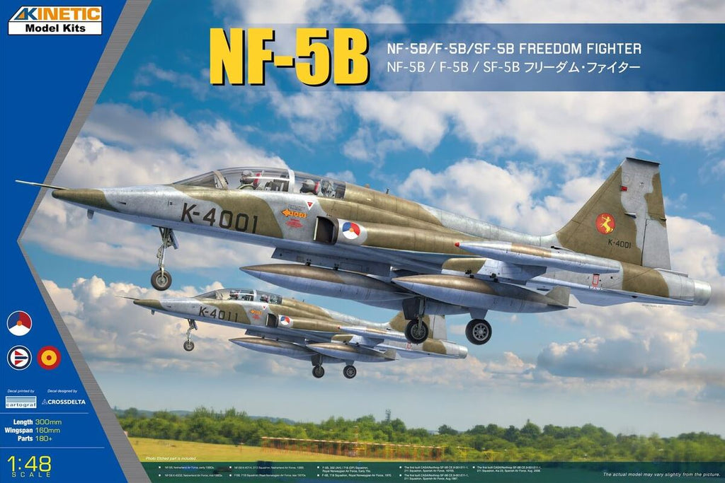 KINETIC (1/48) NF-5B NF-5B/F-5B/SF-5B Freedom Fighter (con calcas españolas)