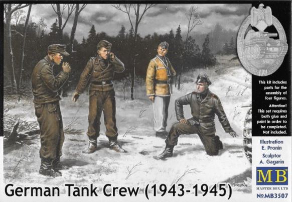 MASTER BOX (1/35) German tank crew (1943-1945) Kit 1