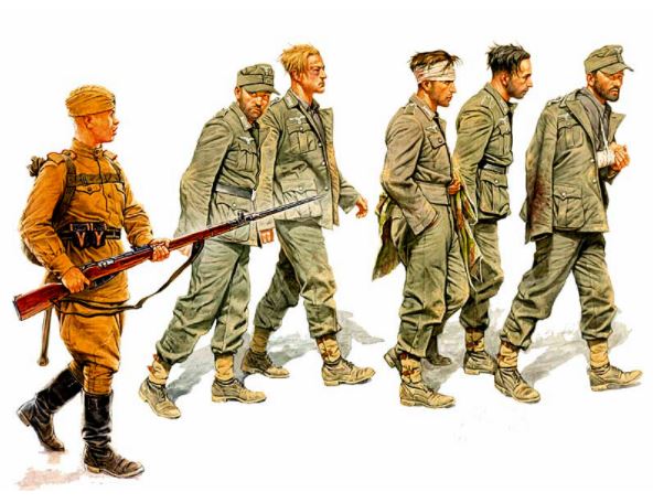 MASTER BOX (1/35) German Captives, 1944