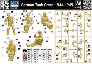 MASTER BOX (1/35) German Tank Crew 1944-1945