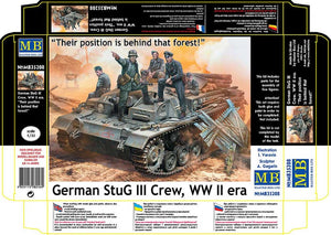 MASTER BOX (1/35) German StuG III Crew. Their position is behind that forest!