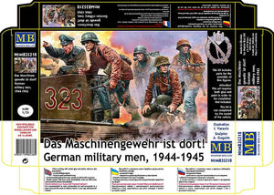 MASTER BOX (1/35) Das Maschinengewehr ist dort! German military men, 1944-1945