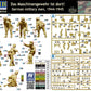 MASTER BOX (1/35) Das Maschinengewehr ist dort! German military men, 1944-1945