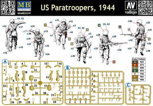 MASTER BOX (1/35) Parachutistes américains 1944