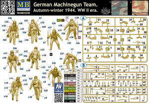 MASTER BOX (1/35) Deutsches Maschinengewehrteam. Herbst/Winter 1944