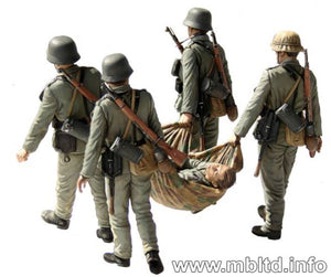MASTER BOX (1/35) Evakuierung verwundeter deutscher Infanterie, Stalingrad, Sommer 1942