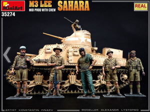 MINIART (1/35) M3 Lee Mid. Production Sahara with Crew