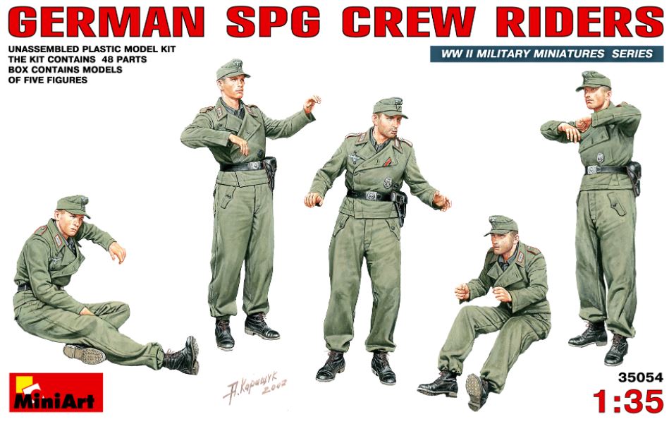 MINIART (1/35) German SPG Crew Riders