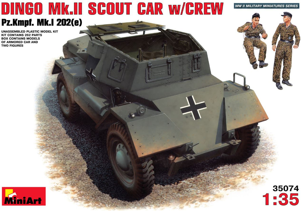 MINIART (1/35) DINGO Mk.II Scout Car w/Crew