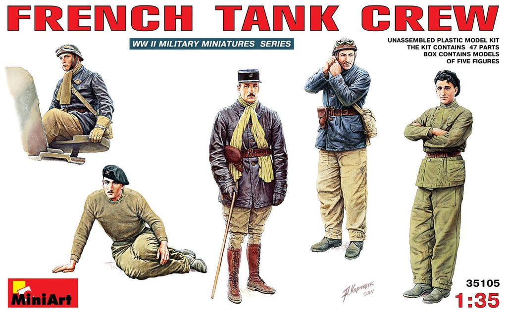 MINIART (1/35) French Tank Crew