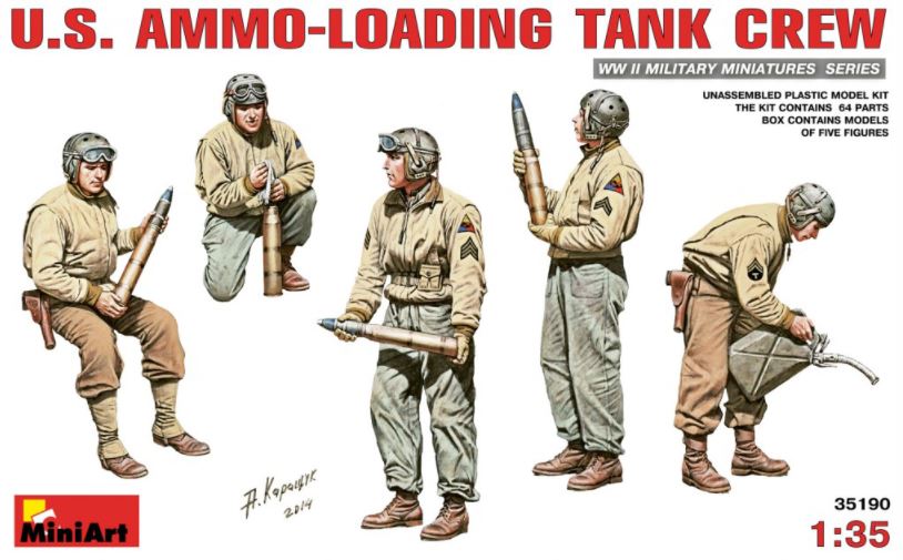 MINIART (1/35) US Ammo-Loading Tank Crew